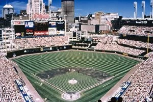 Crowd Collection: CLEVELAND: JACOBS FIELD. The home of the Cleveland Indians baseball team in Cleveland, Ohio