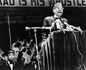 Religion Collection: ELIJAH MUHAMMAD (1897-1975). African American leader of the Nation of Islam
