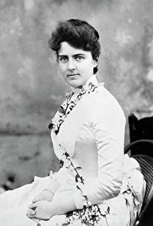 Seated Gallery: FRANCES FOLSOM CLEVELAND (1864-1947). Wife of U.S. President Grover Cleveland
