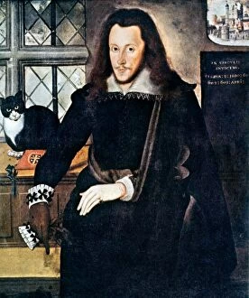 Tower Gallery: HENRY WRIOTHESLEY (1573-1624). 3rd Earl of Southampton in the Tower of London