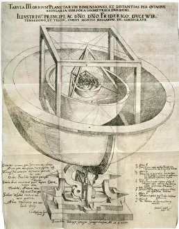 Image of Ptolemaeus and Astronomia, 1512 (engraving) by Anonymous