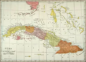 River Collection: MAP: CUBA, 1900. Map of Cuba printed in the United States, c1900