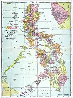 River Collection: MAP: PHILIPPINES, 1905. Map of the Philippine Islands printed in the United States in 1905