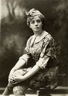 Seated Collection: MAUDE ADAMS (1872-1953). American actress. Photographed in the role of Peter Pan, 1906