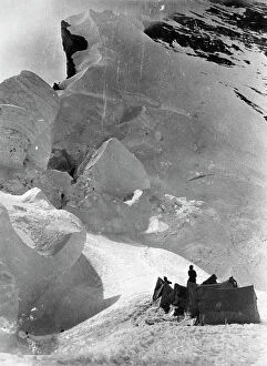 Nepal Collection: MOUNT EVEREST EXPEDITION. The camp of the 1924 British expedition to Mount Everest