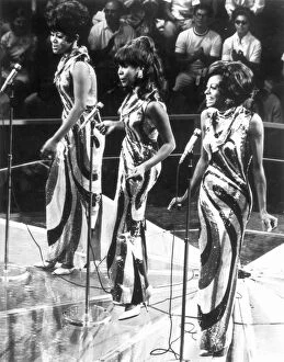 Fashion Gallery: THE SUPREMES, c1963. American vocal trio. From left to right: Florence Ballard, Mary Wilson
