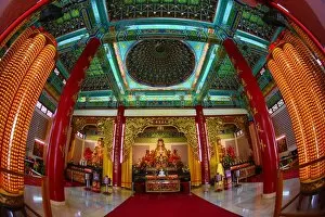 Altar of Mazu, Goddes of the Sea at the Thean Hou Chinese Temple, Kuala Lumpur, Malaysia