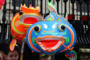 Chinese New Year Parade 2015 for the Year of the Sheep or Goat, London