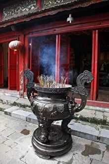 Incense sticks in Hanoi, Vietnam