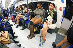 No Pants Subway Ride on the London Underground