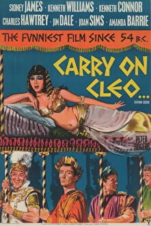 carry cleo 1964/poster/sheet uk poster artwork carry cleo 1965