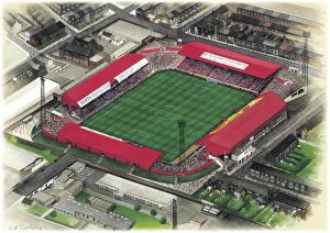 Football Collection: Ayresome Park Art - Middlesbrough