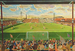 Stadia of Yesteryear Collection: Bloomfield Road Stadium YESTERYEAR - Blackpool FC