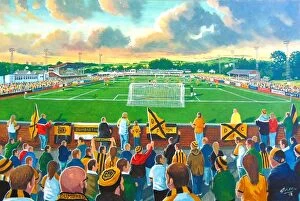 Stadia of Scotland Collection: Boghead Park Stadium Fine Art - Dumbarton Football Club