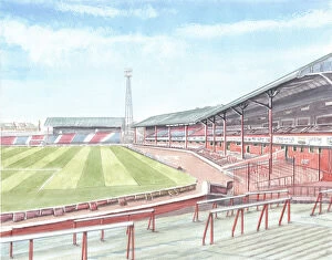 Football Stadium - Scotland - Dundee FC - The Archibald Leitch Stand Dens Park