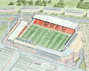 David Baldwin Art Collection: Football Stadium - Scotland - Dundee United FC - Tannadice Park