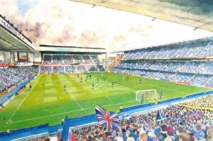 Stadia of Scotland Collection: Ibrox Stadium Fine Art - Rangers Football Club