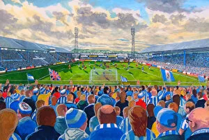 Stadia of Yesteryear Gallery: Leeds Road Stadium Fine Art - Huddersfield Town Football Club