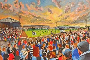 Stadia of Scotland Collection: Somerset Park Stadium Fine Art - Ayr United Football Club
