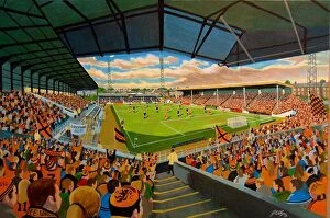 Stadia of Yesteryear Collection: Tannadice Stadium Yesteryear - Dundee United FC