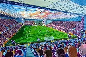 Football Club Collection: Tynecastle Stadium Fine Art - Heart of Midlothian Football Club