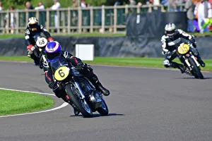 Barry Sheene Memorial Trophy Gallery: CJ12 0874 Steve Parrish, Richard Cooper, Norton Manx