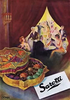 Advert for Sarotti chocolate, Berlin, 1926