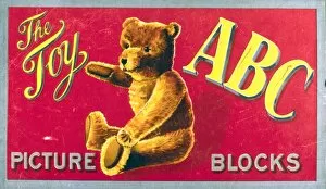 Box lid design, The Toy ABC Picture Blocks