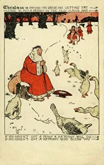Christmas is coming by Cecil Aldin