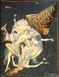 Illustration to Schnitzlers play La Ronde (Reigen)