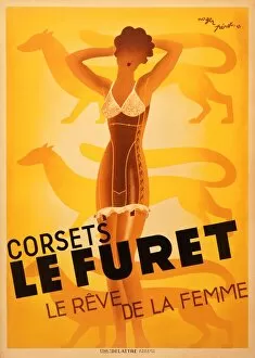 Le Furet Corsets Poster