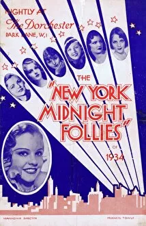 Progamme cover for The New York Midnight Folies