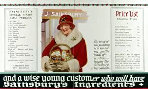 Sainsburys Christmas Pudding recipe advert