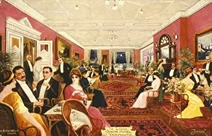 Scene in the Lounge, Queens Hotel, Great Yarmouth