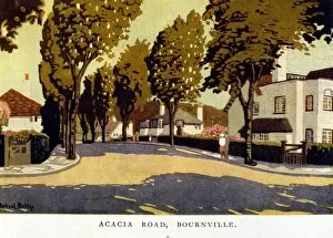 View down Acacia Road, Bournville, Birmingham