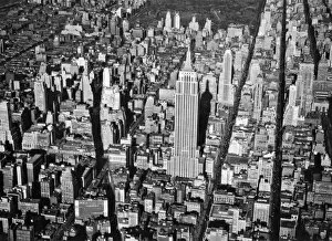 Tourist Attractions Collection: Aerial View Of Manhattan