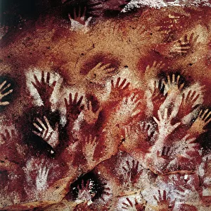 Argentina, Patagonia, Cueva de las Manos, ('Cave of Hands'), cave paintings Argentina, Patagonia, Cueva de las Manos, ('Cave of Hands'), cave paintings