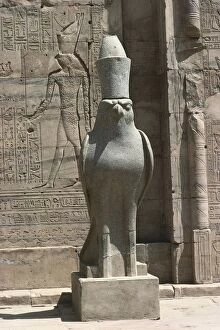 Temple Of Horus Collection: Egypt - Edfu. Ptolemaic era (305 b.c. -30 b.c.). Temple of Horus. Pronaos