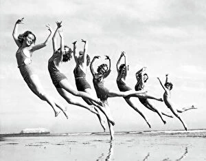 Summer Time Collection: Graceful Line Of Beach Dancers