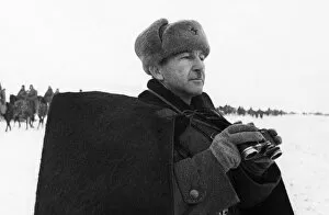 1940s Gallery: Lieutenant-general pavel belov, commander of a red army cavalry unit, world war ll, march 1942