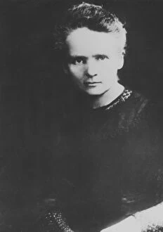 Jointly Gallery: Marie Curie (1867-1934) Polish-born French physicist. Award Nobel prize for physics