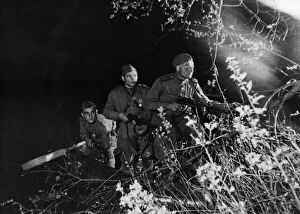 1940s Gallery: Red army soldiers on night reconnaisance on the first baltic front, world war 2, june 1944