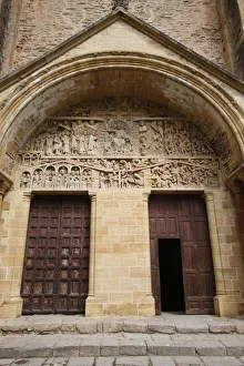 <b class=qtipBold><figcaption>Sainte Foy abbey church gate</figcaption></b><br><em>© Godong contact@godong-photo.com</em> Sainte Foy abbey church gate