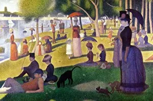 Enjoying Gallery: Sunday Afternoon on la Grande Jatte 1884. Oil on canvas. by Georges Seurat