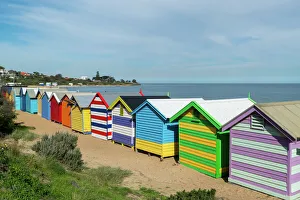 Colorful Gallery: Brighton Beach Colorful Bath Houses