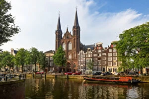 Francis Xavier Church (De Krijtberg Kerk) at the Singel, Amsterdam, Netherlands