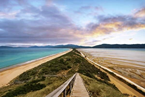 Coast Gallery: The Neck of Bruny Island, South Eastern Coast of Tasmania, Australia