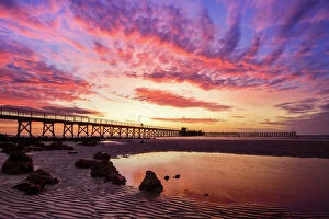 Coast Collection: Sunset at Moonta Bay, Copper Coast Region, Northern Yorke Peninsula, South Australia