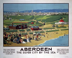 Leisure Gallery: Aberdeen - The Silver City by the Sea, LMS / LNER poster, 1923-1947