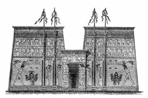 Ancient Egyptian Architecture Gallery: Ancient Egyptian Temple in Edfu